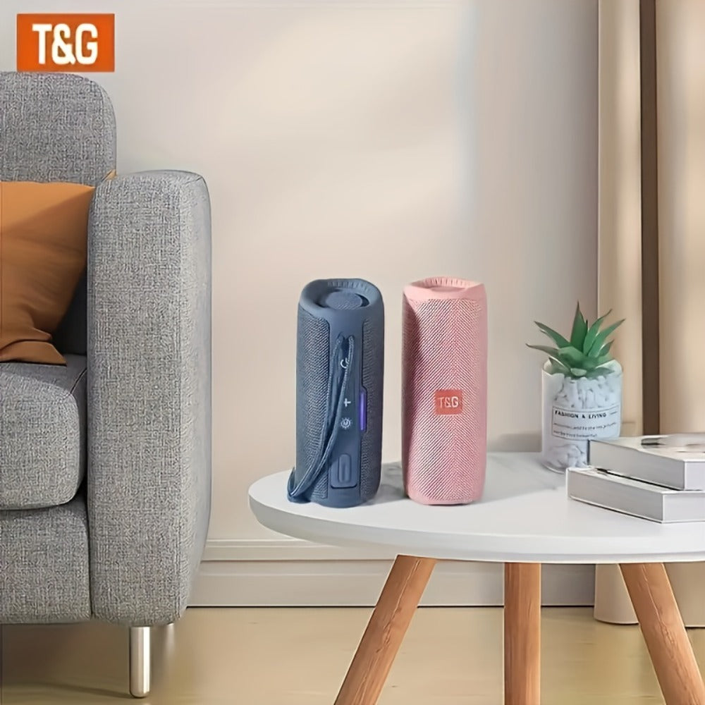 Portable Bluetooth Speaker TG365 with LED, TWS, Mic, FM Radio, TF, USB and AUX in Four Colors