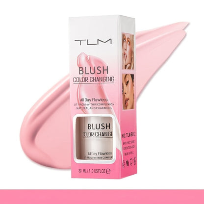 Liquid Foundation and Blush Combo Set for Women – Buildable Coverage Natural Finish Makeup Base, Easy to Apply, Suits All Skin Types