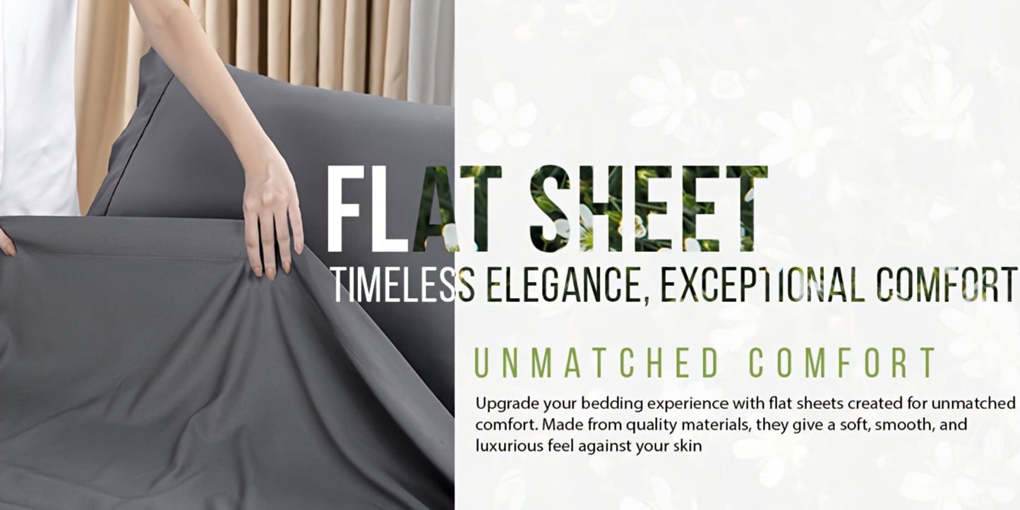 Cooling Fitted Sheet Bamboo Blend Ultra-Soft Deep Pocket Bed Sheet for Hot Sleepers Twin Full Queen King Size Machine Washable Breathable