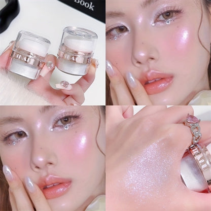 Glitter Highlighter Powder Set 3pcs Shimmer for Face & Body – Radiant Sparkle Fairy Glow Buildable Medium Coverage