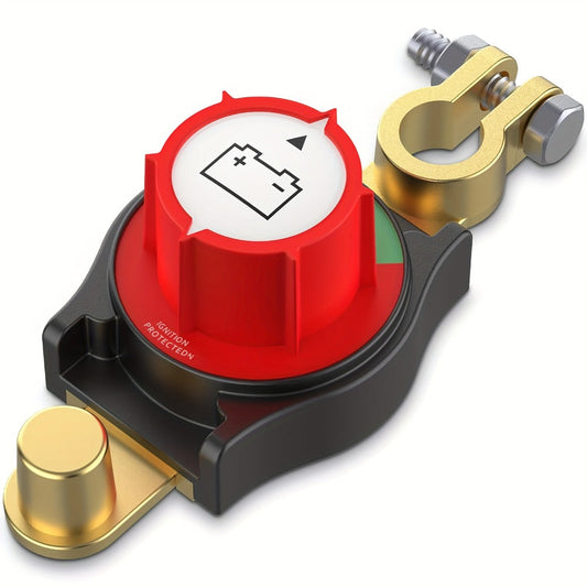 Battery Disconnect Switch 1000A Heavy Duty Manual Lever On/Off Negative Cut-Off with Screw Terminals for Car Truck Boat RV Marine