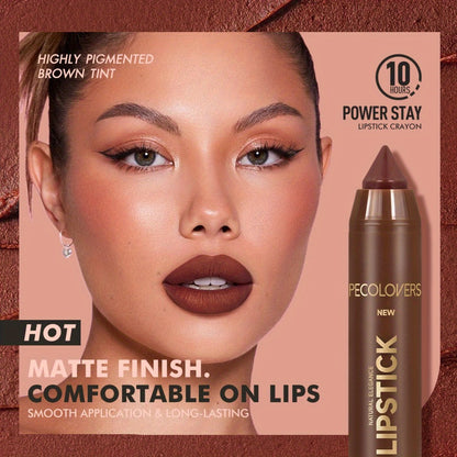 Non-Smearing Contour Lip Liner Set 6 Pcs, Smooth Paste Matte Formula Precise Definition, for Makeup, Travel and Everyday Vanity Use