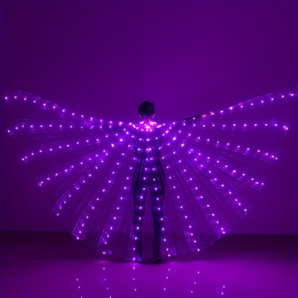 LED Feather Dance Costume Glowing Luminous with the Listed Color, Size or Set Options for Everyday Use