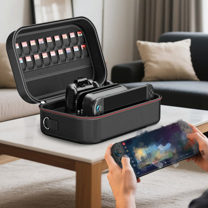 XL Carrying Case Compatible with Nintendo Switch 2, Card Slots, Accessory Compartments and Shoulder Strap