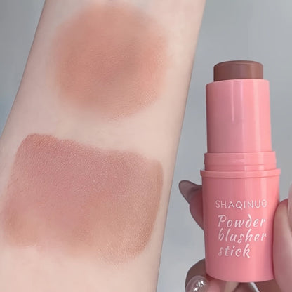 Matte Cream Blush Stick Set 3pcs Multifunctional, Waterproof Non-Greasy Formula, Blendable Color for Cheeks Lips & Eyes