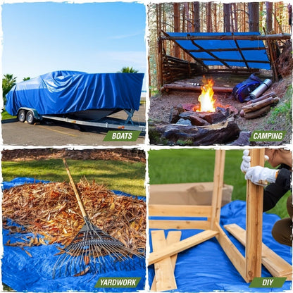 Tarp Tarpaulin for Entryways, Bedrooms and Living Spaces, with the Listed Configuration, for Everyday Use and Organized Storage
