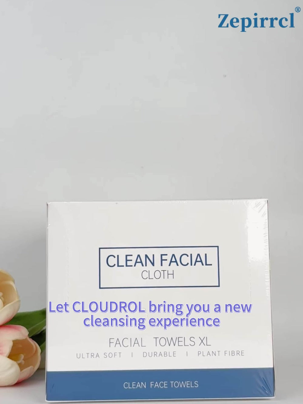 Disposable Facial Towels Ultra-Soft Thick Cleansing Wipes – Unscented Makeup Remover Face Cloths for All Skin Types 10.24x11.81in 50 or 150