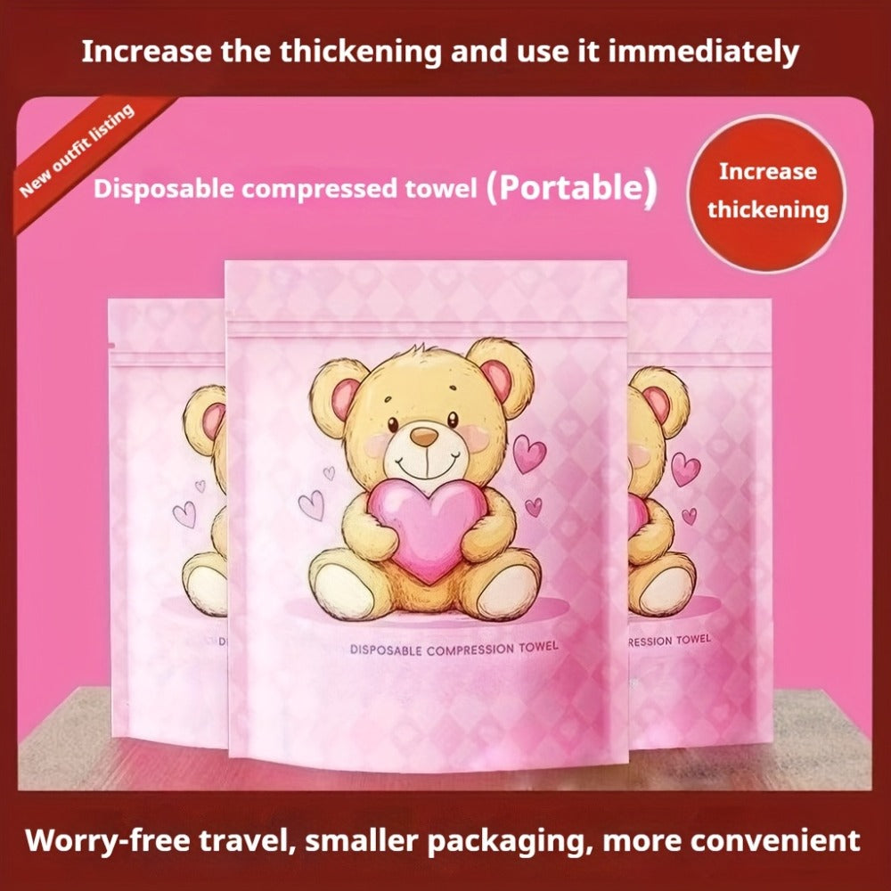 Disposable Face Towels 180 Pcs Soft Thickened Cotton Compressed Cleansing Towel for Women Men, for an Everyday Personal Care Routine
