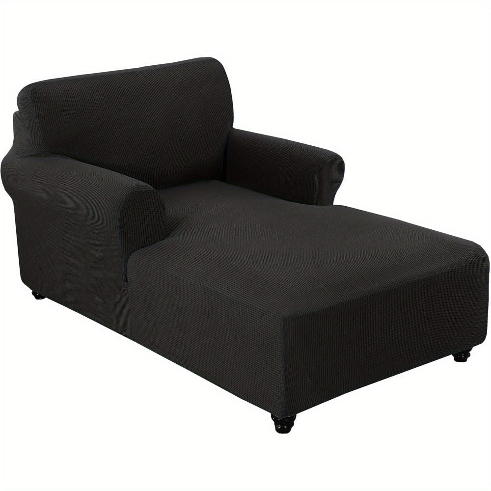 Chaise Lounge Cover Stretch Slipcover Jacquard Fabric Chair Sofa Protector for Living Room Bedroom Multi-Color