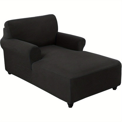 Chaise Lounge Cover Stretch Slipcover Jacquard Fabric Chair Sofa Protector for Living Room Bedroom Multi-Color