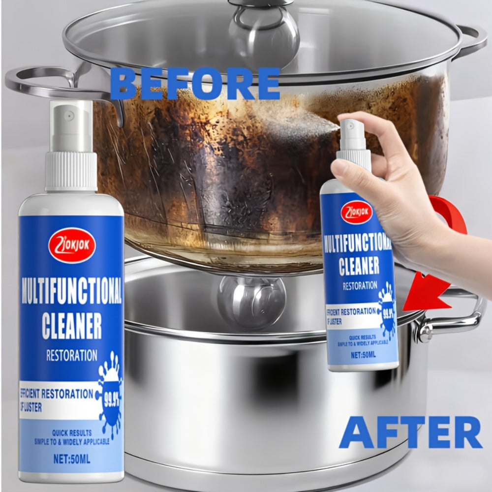 Kitchen Degreaser Spray Oil Stain Remover Quick-Dissolving Formula for Stove Oven Microwave for Home Cooking, Dining and Outdoor Meals