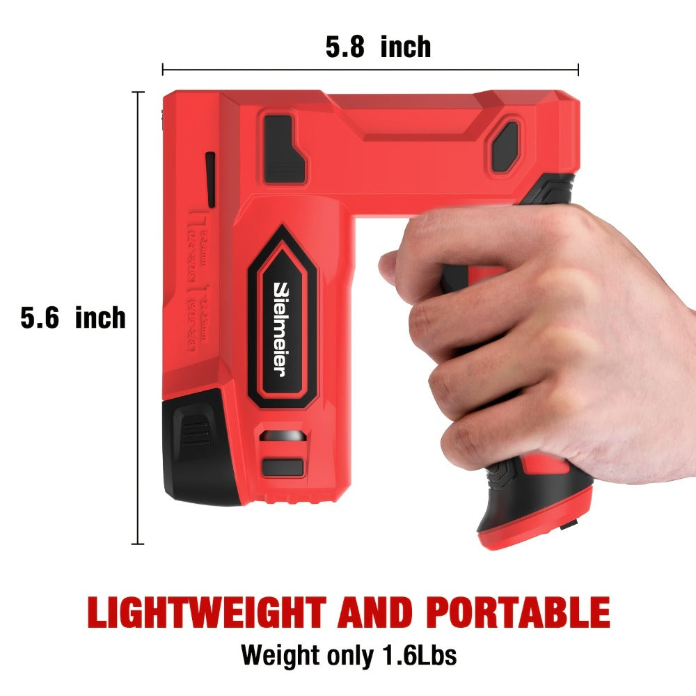 Cordless Stapler Nailer 2-in-1, 20V/4V Brad Nailer Without Compressor, with Safety Striker Guard