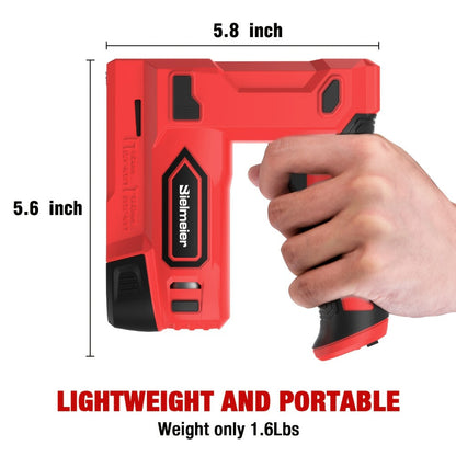 Cordless Stapler Nailer 2-in-1, 20V/4V Brad Nailer Without Compressor, with Safety Striker Guard