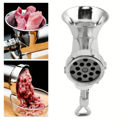 Manual Meat Grinder Hand Crank - Stainless Steel Mincer & Sausage Maker for Home Kitchen for Home Cooking, Dining and Outdoor Meals