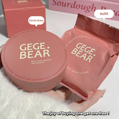 Oil Control Cushion BB Foundation with Replacement Core, Waterproof Sweatproof Invisible Pore Coverage