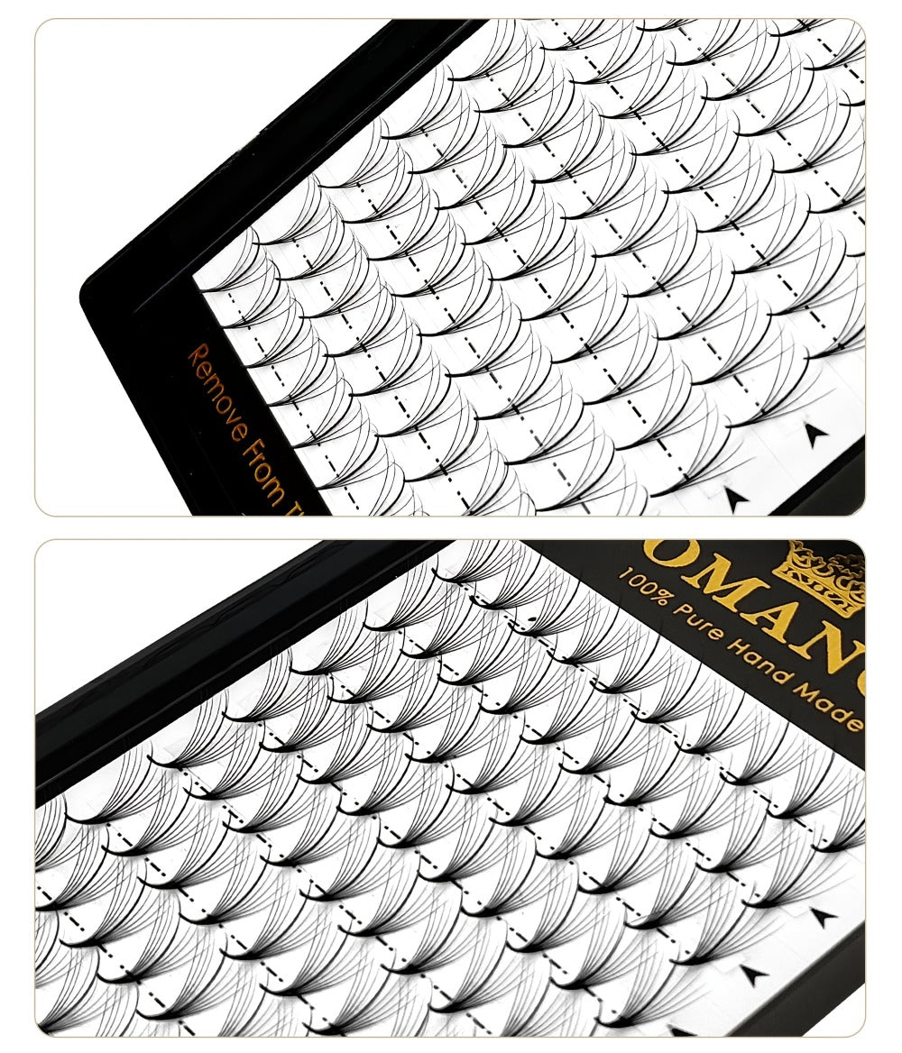 120-Fan Tray Premade Volume Lash Extensions 5D 7D 9D Wispy Faux Mink Eyelash Extensions C D Curl Mix 8-15mm