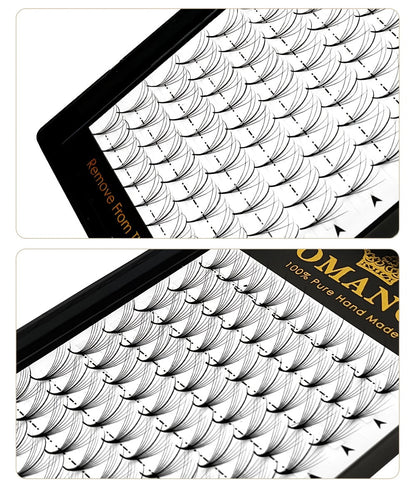 120-Fan Tray Premade Volume Lash Extensions 5D 7D 9D Wispy Faux Mink Eyelash Extensions C D Curl Mix 8-15mm