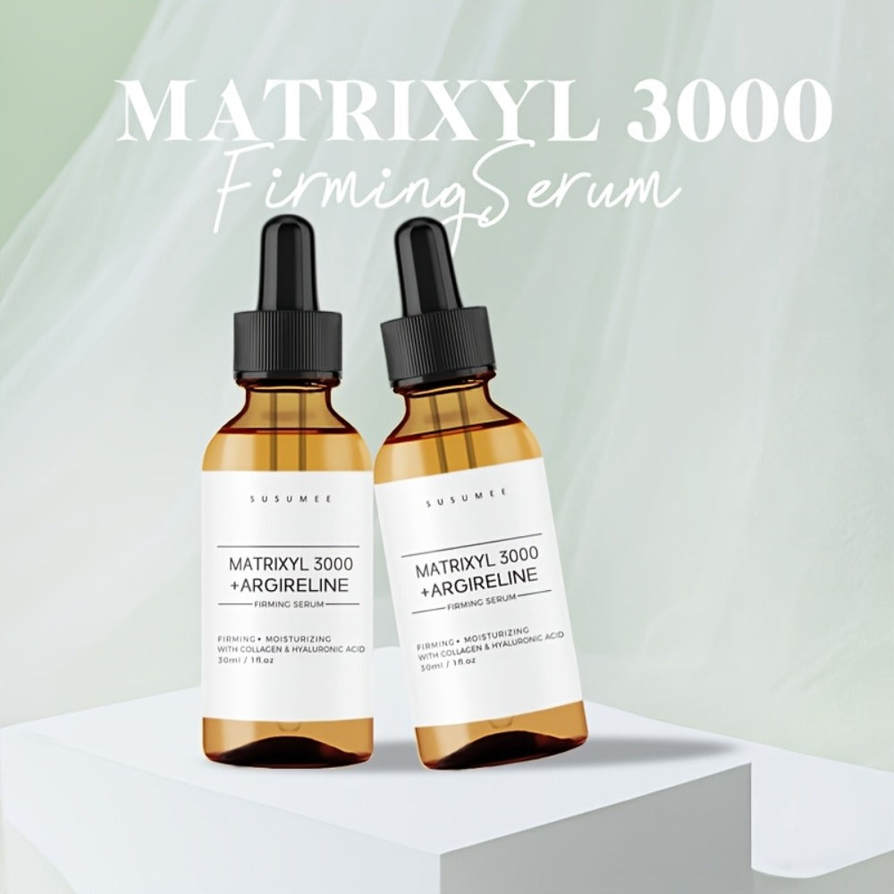 Face Serum with Matrixyl 3000, Argireline, Collagen and Hyaluronic Acid in a 30ml Amber Dropper Bottle
