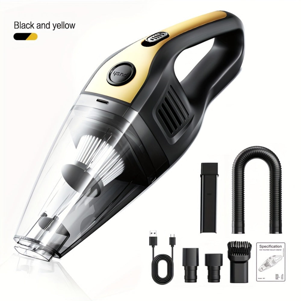 Model 901 Cordless Car Vacuum Cleaner with 5000Pa Source Rating, USB Charging, One-Button Bin and Six Finishes