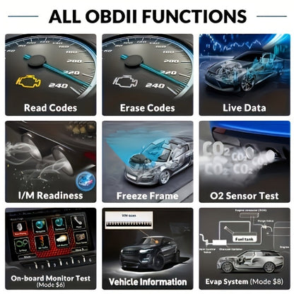 OBD2 Scanner Tool V519 – Professional Code Reader for Check Engine Light, Live Data & Diagnostic Trouble Codes | Works on All 1996+ Cars