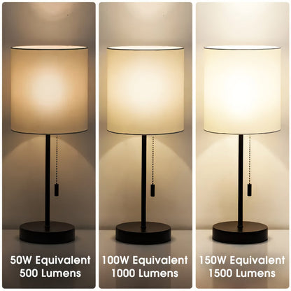 3-Way A19 Light Bulb 50 100 150W Equivalent 1500 Lumens E26 Medium Base – Warm White 2700K & Daylight 5000K Three-Way Bulb for Bedroom