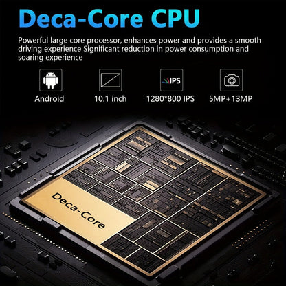 Android Tablet 10.1-Inch CRELANDER with Android 13, 4G LTE, Deca-Core CPU and 128GB Internal Storage