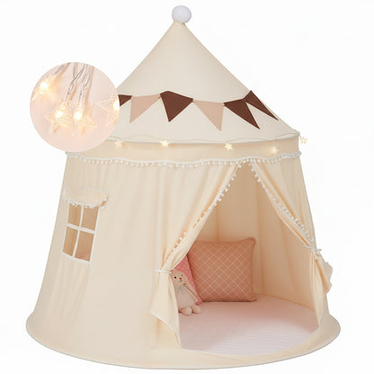 Pop-Up Dome Pet Tent in Three Colors with Basic or Mat, Star Lights and Flag Accessory Options