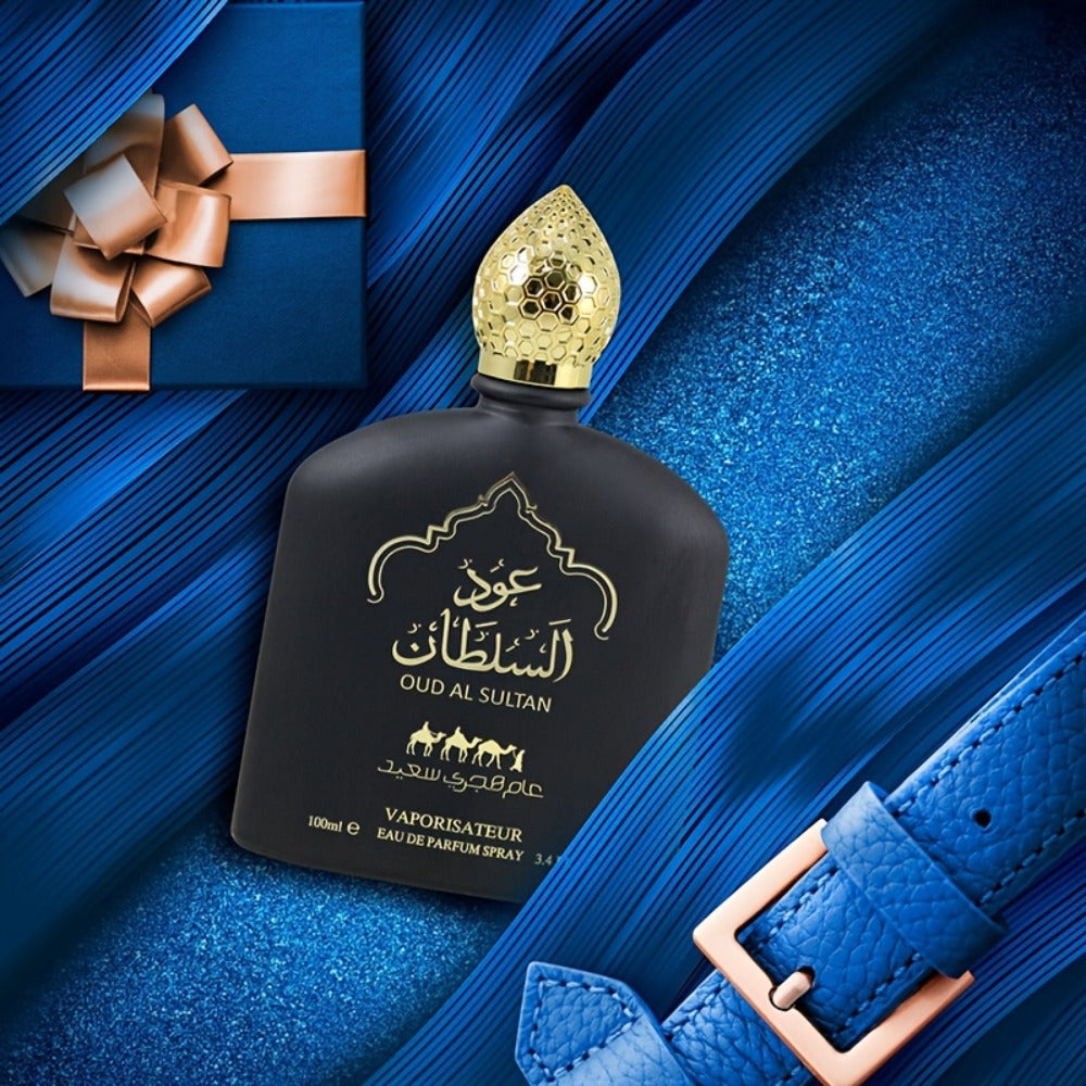 Men's Cologne Arabic Dubai Oud Eau de Parfum, Woody Floral Fruity Fragrance 3.38 oz, Middle Eastern Scent for Date Night