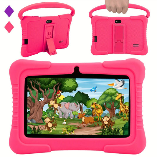 Veidoo 7 Inch Kids Tablet with Drop-Proof Silicone Cover – Eye Protection Screen, WiFi, 2GB RAM 16GB/32GB ROM, Dual Camera