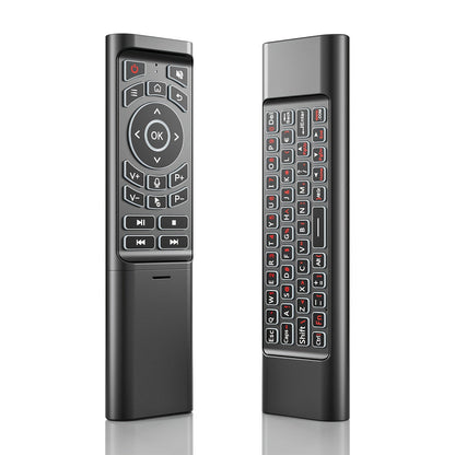 Mini Wireless Keyboard Remote Control Tri-Mode – Bluetooth & 2.4G Dual Channel, 7-Color Backlight