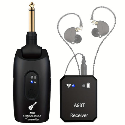 Wireless In-Ear Monitor System 2.4GHz IEM 270° Rotatable Transmitter Auto-Pairing for Bedside Audio, Alarms and Room Entertainment