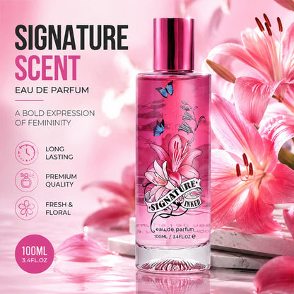Eau de Parfum Fruity Collection for Women 100ml in Pink Bottles with 4-Note Source Profile