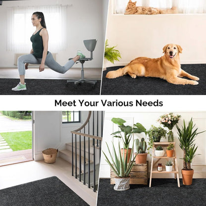 Garage Floor Mat Heavy Duty Oil-Absorbing Non-Slip – Waterproof Washable Workshop Mat for Cars, Trucks, SUVs & Motorcycles