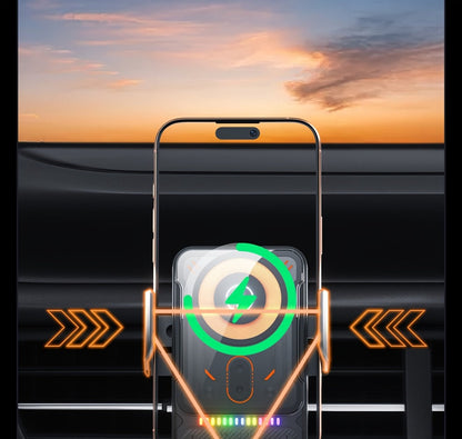 Car Wireless Charger 15W Auto-Align Smart Sensor FOD Detection Auto-Sensing Infrared Clamp 4mm for an Everyday Personal Care Routine