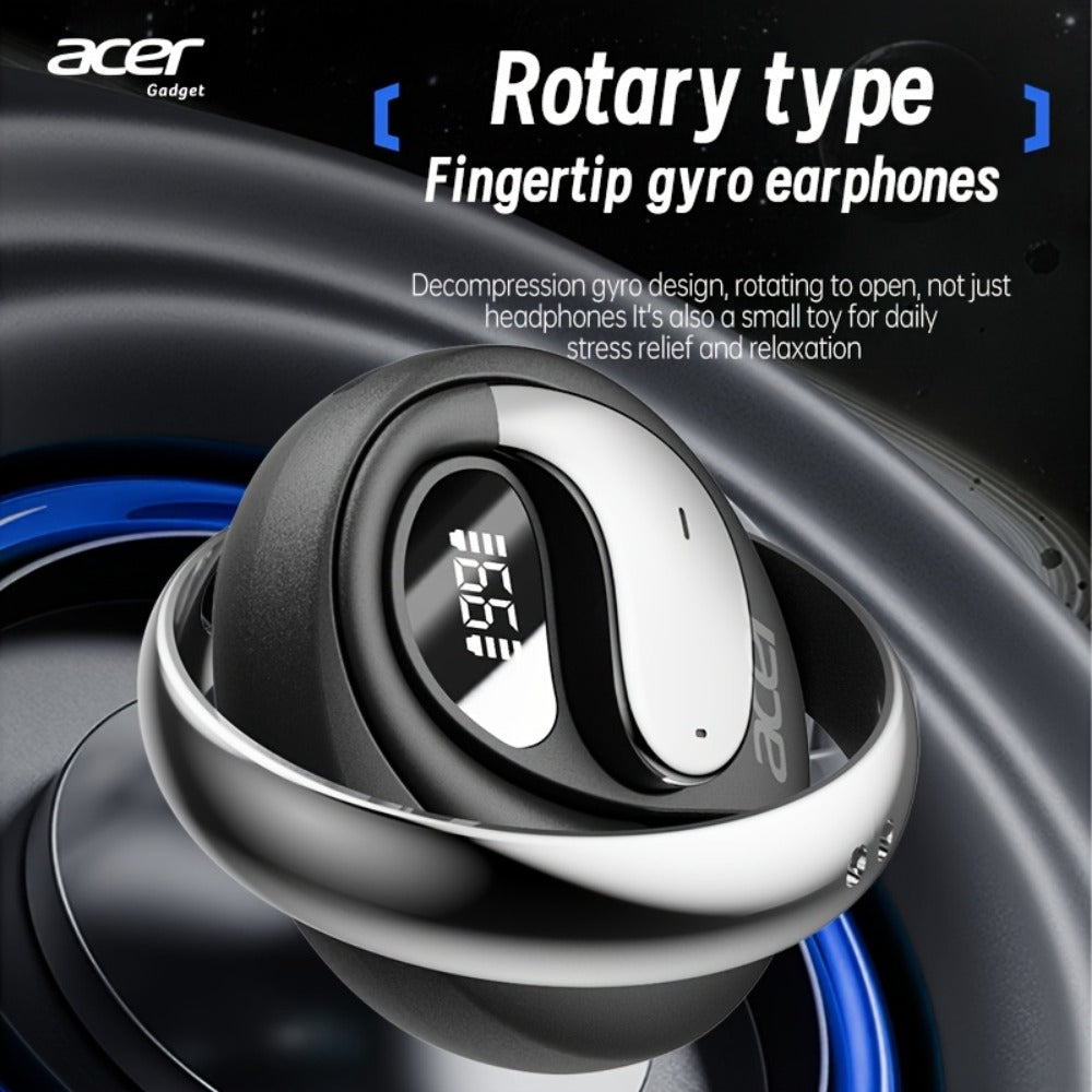 Acer TWS Wireless Earbuds Hook Design Low Latency Gaming 2025 New for Bedside Audio, Alarms and Room Entertainment