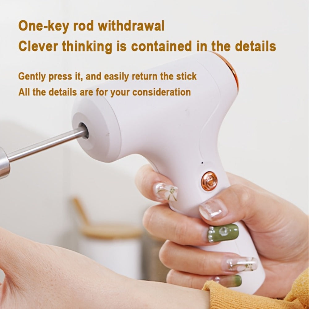 Wireless Electric Whisk Handheld Mixer - Rechargeable Cordless Egg Beater with Vertical Stand Design