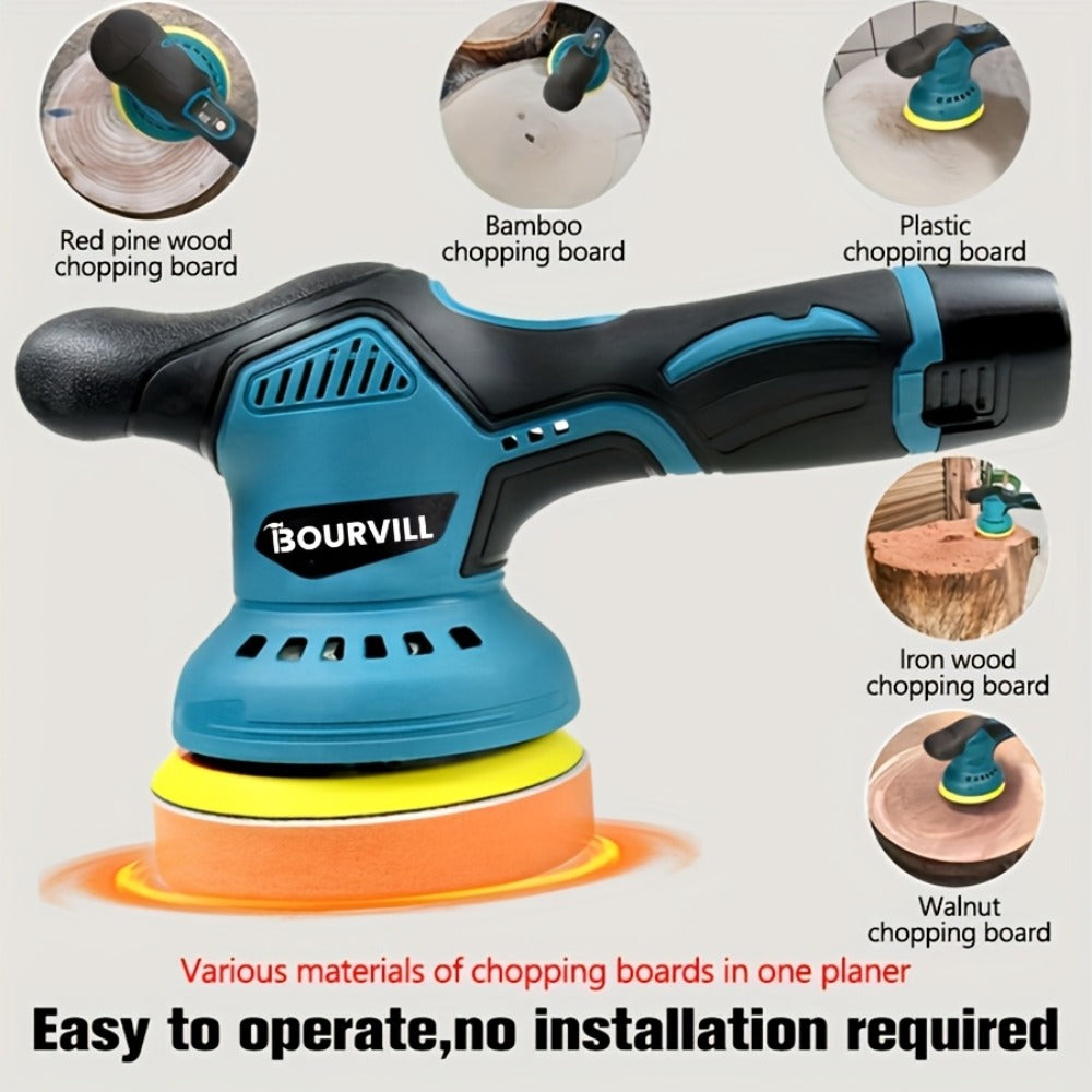 Cordless Car Polisher 5-Inch 8-Speed up to 5000 RPM with Battery for Car Detailing Scratch Removal Paint Correction