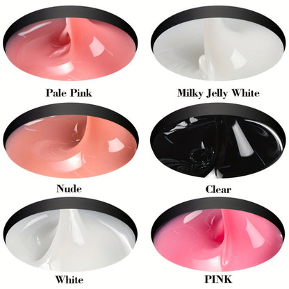 Builder Gel for Nail Extensions 150g Apex Strengthening Kit 13 Shades Clear White Pink Nude Milky Jelly Salmon UV LED Cure Professional