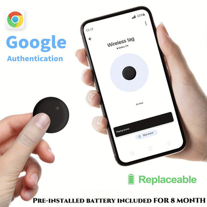 Bluetooth Tracker 4 Pack Google Certified Android Find My Device Find Hub – No Subscription Anti-Lost Tag for Keys Wallet Luggage Bags Pets