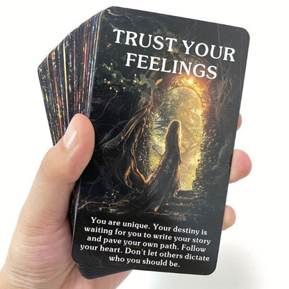 Magic Forest Oracle Cards Deck, Mystical Nature Divination Card Set for Beginners, Intuitive Guidance & Inspiration
