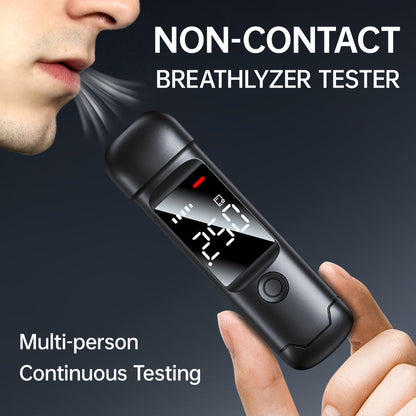 USB Rechargeable Breathalyzer with LCD Display, Portable Personal Alcohol Tester, 200mAh Battery