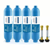4 Water Filter+2 Flexible Hose Protector