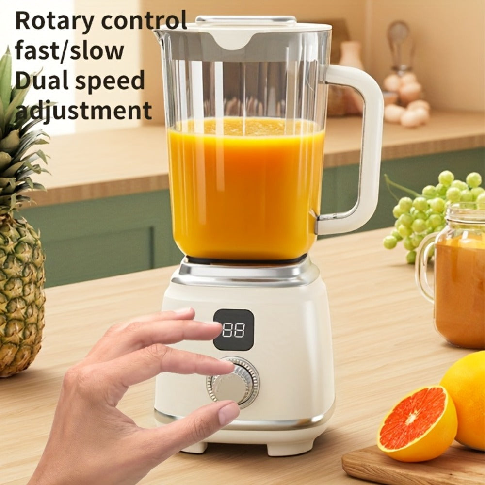 USB Rechargeable Portable Juicer Blender with Digital Display for Smoothies & Shakes, Home Office Travel