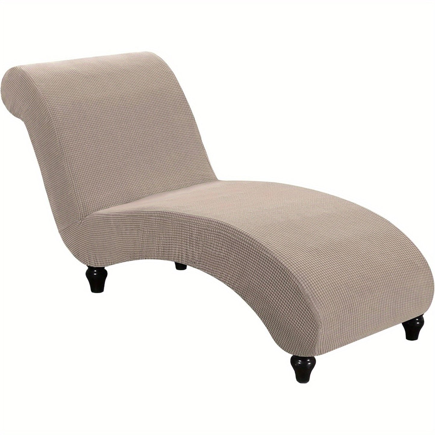 Chaise Lounge Cover Stretch Slipcover Jacquard Fabric Chair Sofa Protector for Living Room Bedroom Multi-Color