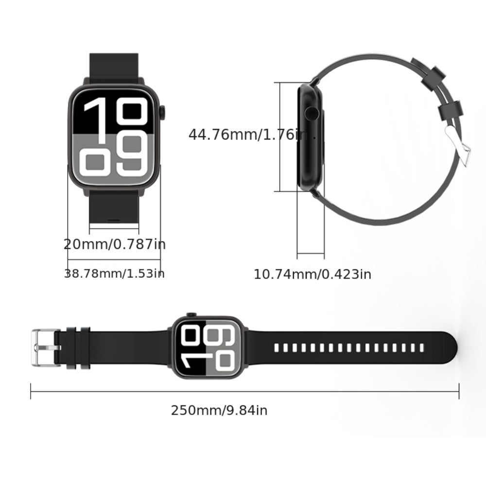 Smartwatch with IP68 Rating, Bluetooth Calling, HD Display, Music Control and Sport Modes in Six Styles