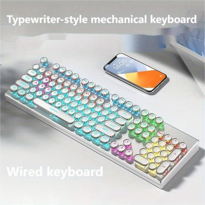 Hot-Swappable Mechanical Keyboard and Mouse Combo 34 Lighting Effects True Mechanical Blue for an Everyday Personal Care Routine