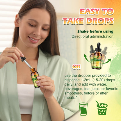 [8-IN-1 Soursop Drops] 1/3 Bottles 8-IN-1 Soursop Liquid Drops, Graviola Leaf & Fruit Complex Supplement With Sea Moss