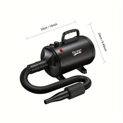 Dog Hair Dryer 3800W High Power – Professional Pet Grooming Blow Dryer with Adjustable Speed & Temperature Control