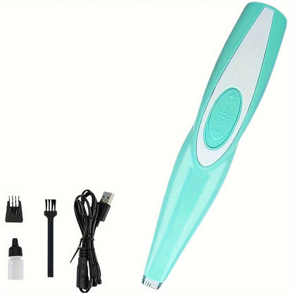 Pet Detail Trimmer Cordless USB Rechargeable – Ceramic Blade Precision Clipper for Dogs Cats Face Paws Ears Eyes Tail