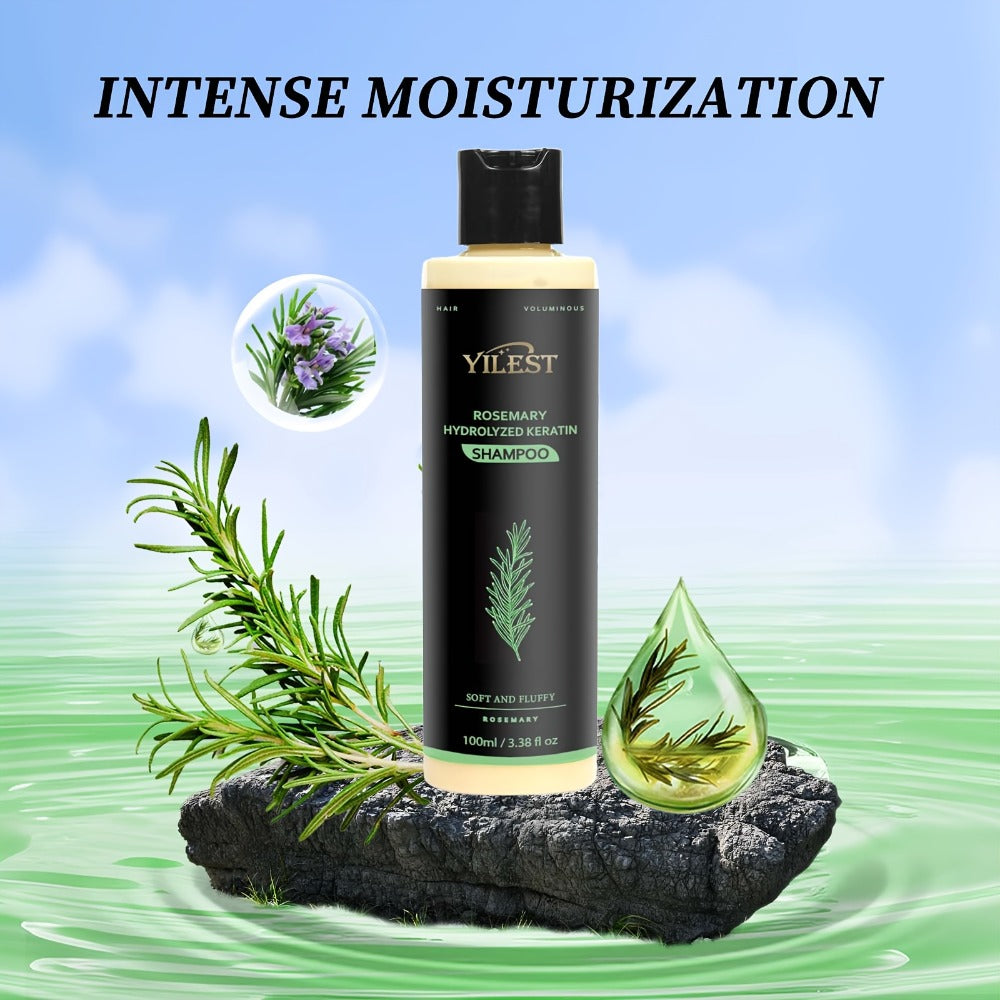 Rosemary Shampoo for Hair Growth & Volume – Enriched with Rosemary Extract, Amino Acids & Plant Squalane | Strengthening